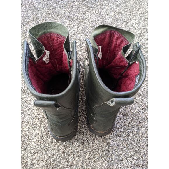 Green Leather Gore-Tex Lined Work Hunting Boots Thinsulate Mens Size 10 D - Picture 3 of 8